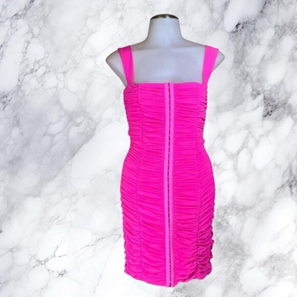 Michael Costello x REVOLVE Itzel Mini Dress in Pink